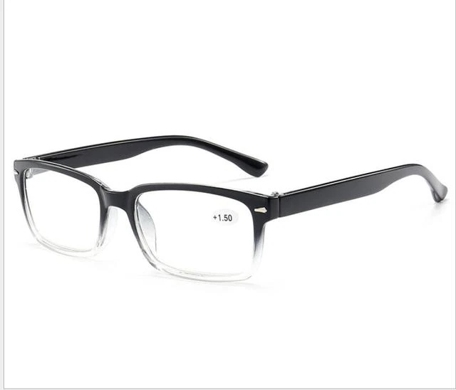 Reading Glasses Mens Womens Unisex Readers 4 PACK Square Frame New