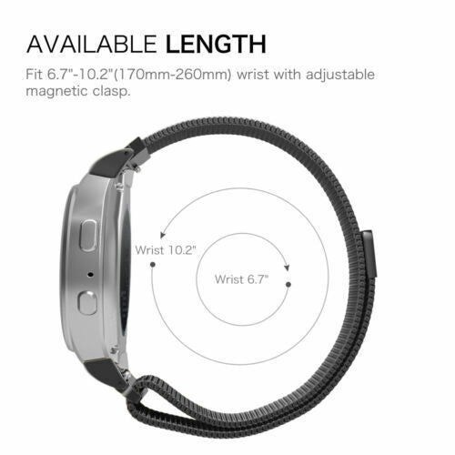 Stainless Steel Band For Samsung Galaxy Watch 42/46mm Active Gear S3