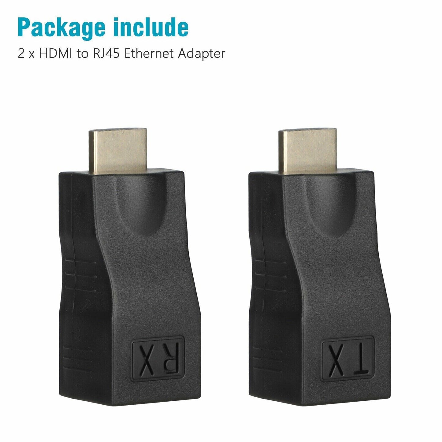 4K 1080P HDMI Extender to RJ45 Over Cat 5e/6 Network LAN Ethernet