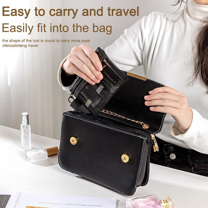 3-Piece Cosmetic Make up Bag Set with Zipper for Travel and Home Storage, and Breathable Makeup Pouch for Toiletries Accessoriestransparent Storage ,