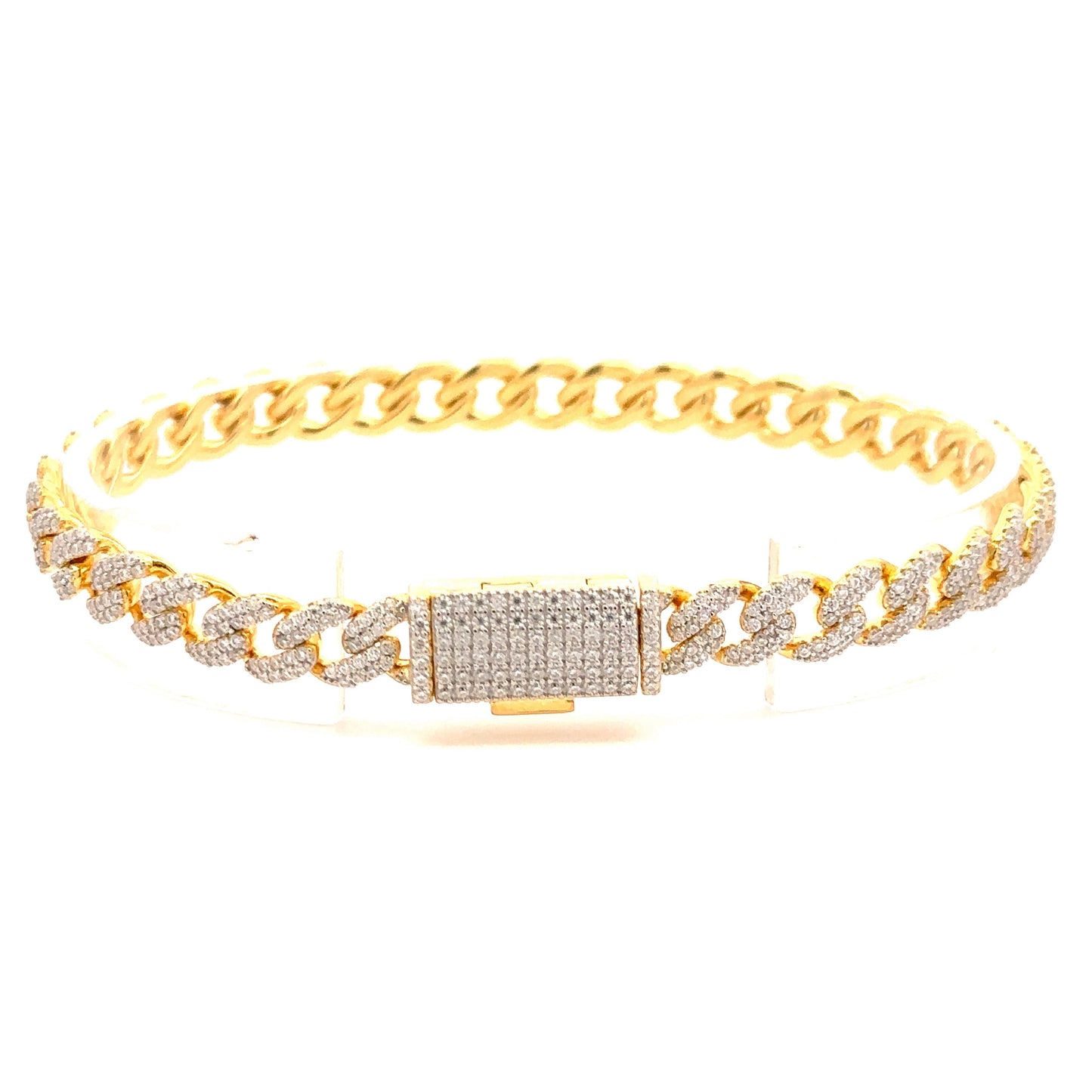 BIBELOT 6MM 925 Silver Cuban Bracelet | 9221722
