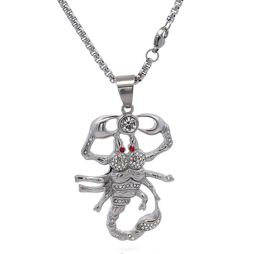 ARIANWEN STEEL RHODIUM NECKLACE
