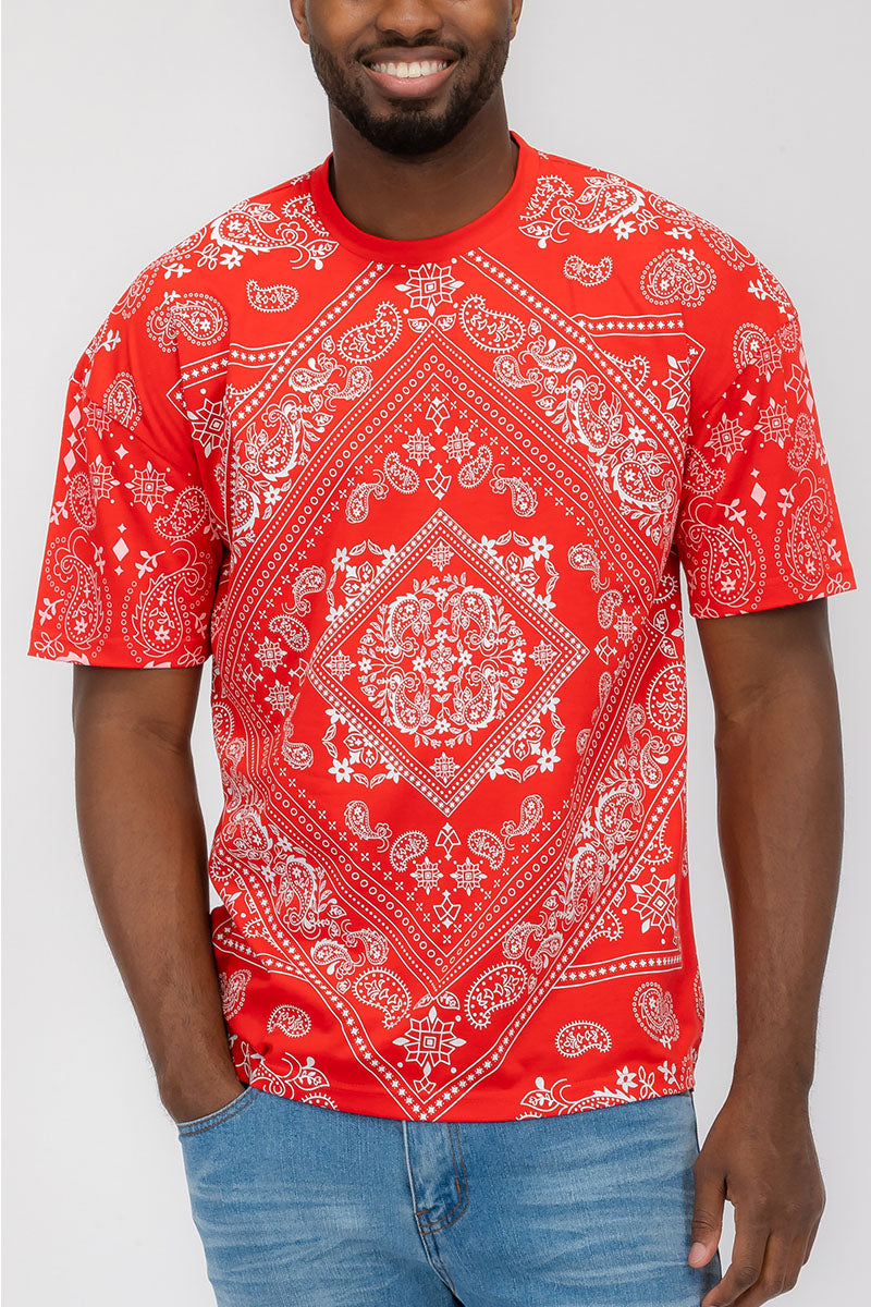 BANDANA PRINT TSHIRT