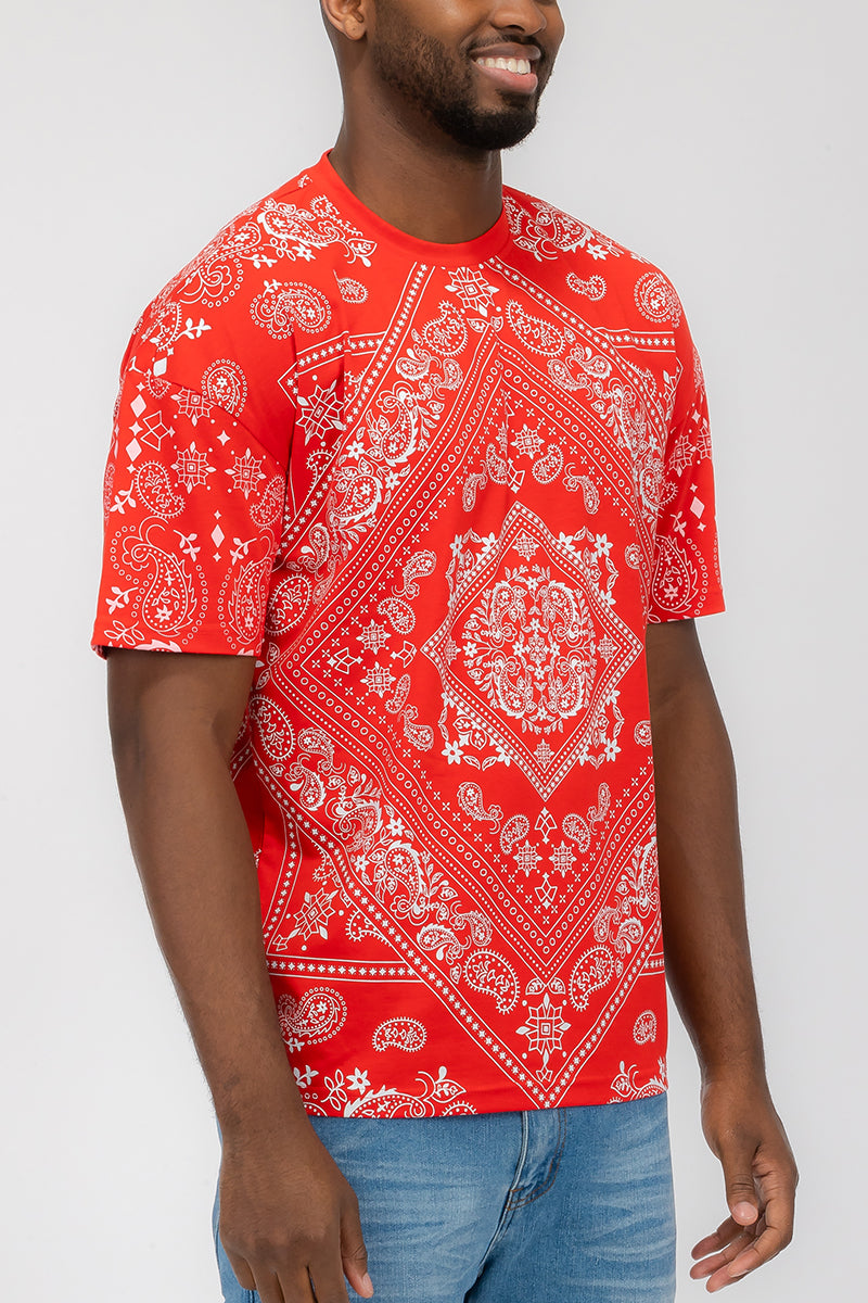 BANDANA PRINT TSHIRT