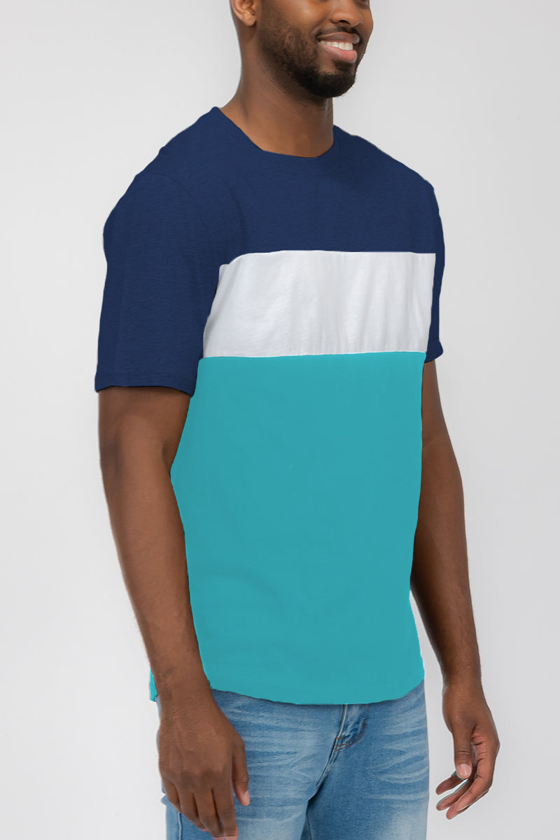 TRI COLOR BLOCK TSHIRT
