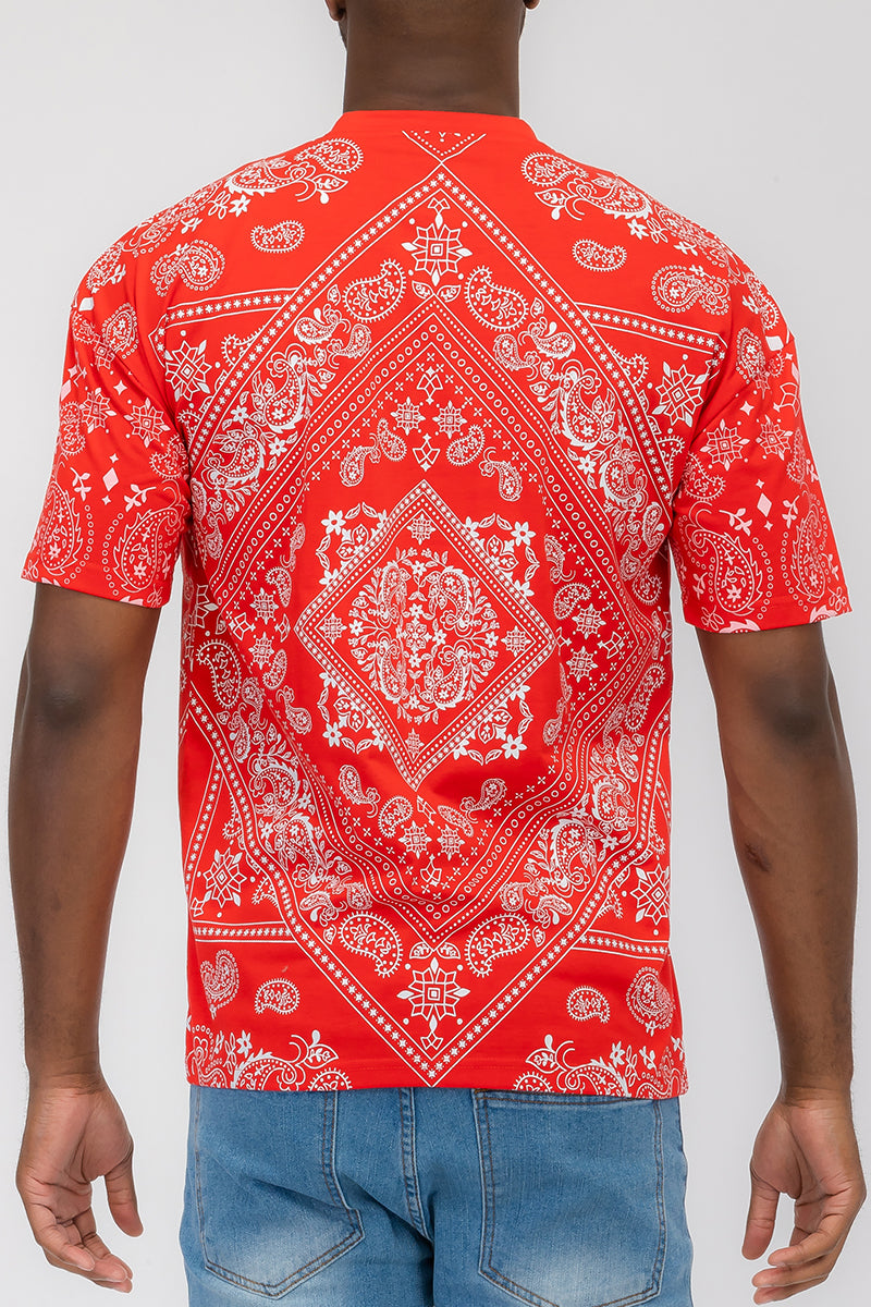 BANDANA PRINT TSHIRT