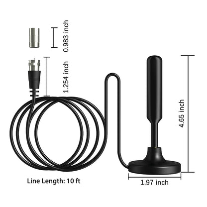 300 Miles Upgraded TV Antenna Digital HD Antenna Indoor HDTV 1080P 4K Long Range
