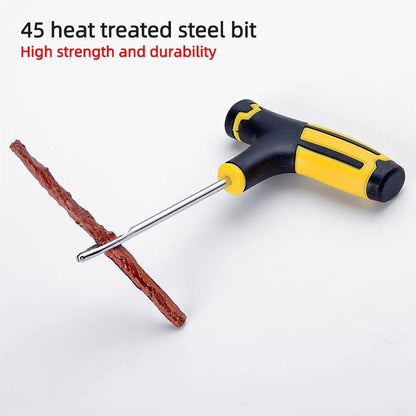 68Pc Tire Repair Kit DIY Flat Tire Repair Car Truck Motorcycle Home Plug Patch