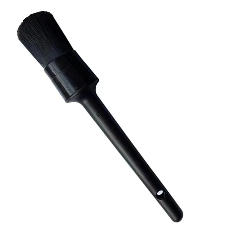 5PC Car Detailing Brush Kit Boar Hair Vehicle Auto Interior for Wheel Clean Sets