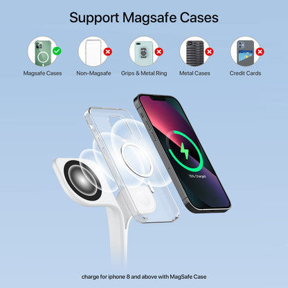 5-in-1 Magnetic Real Wireless Desktop Fast Charging Station For Multiple Devices