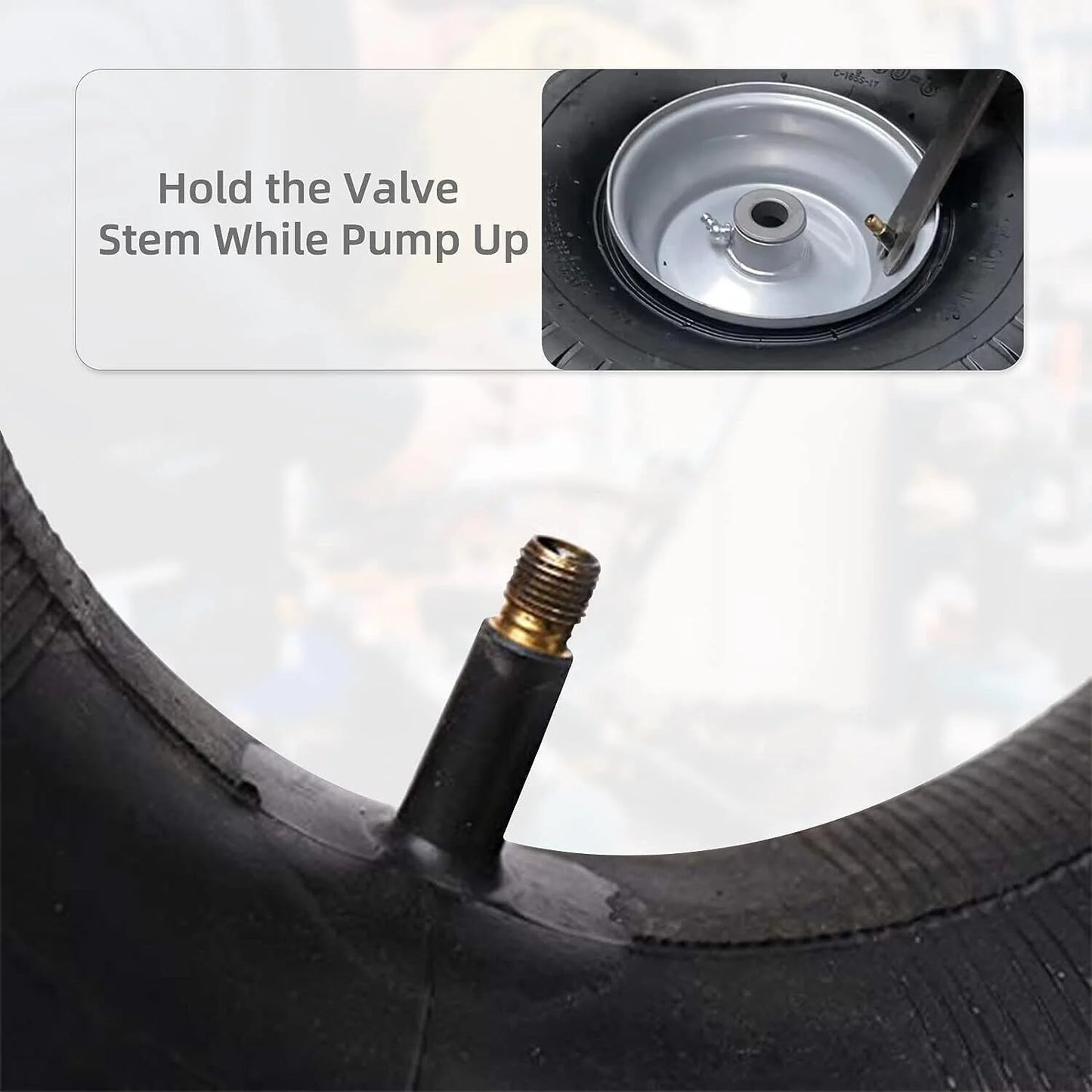 2PCS 15X6.00-6 Lawn Mower Tire Inner Tubes 15X6-6, 15X6X6, 15/6X6 TR13 Valve ATV