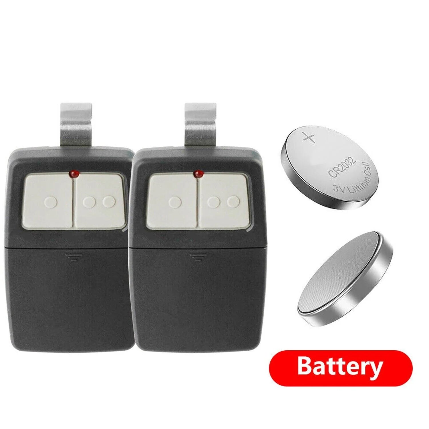 2 for Universal Clicker 375LM 375UT KLIK1U Garage Gate Door Opener Remote Dip