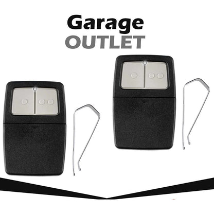2 for Universal Clicker 375LM 375UT KLIK1U Garage Gate Door Opener Remote Dip