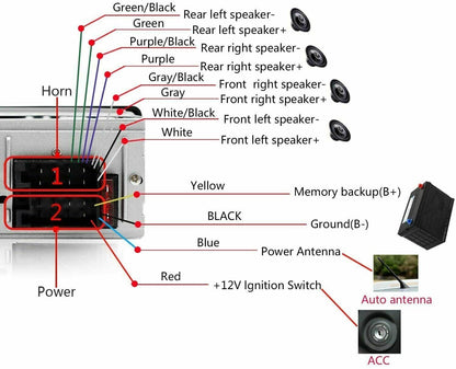 Bluetooth Car Stereo Audio In-Dash FM Aux Input Receiver SD USB MP3