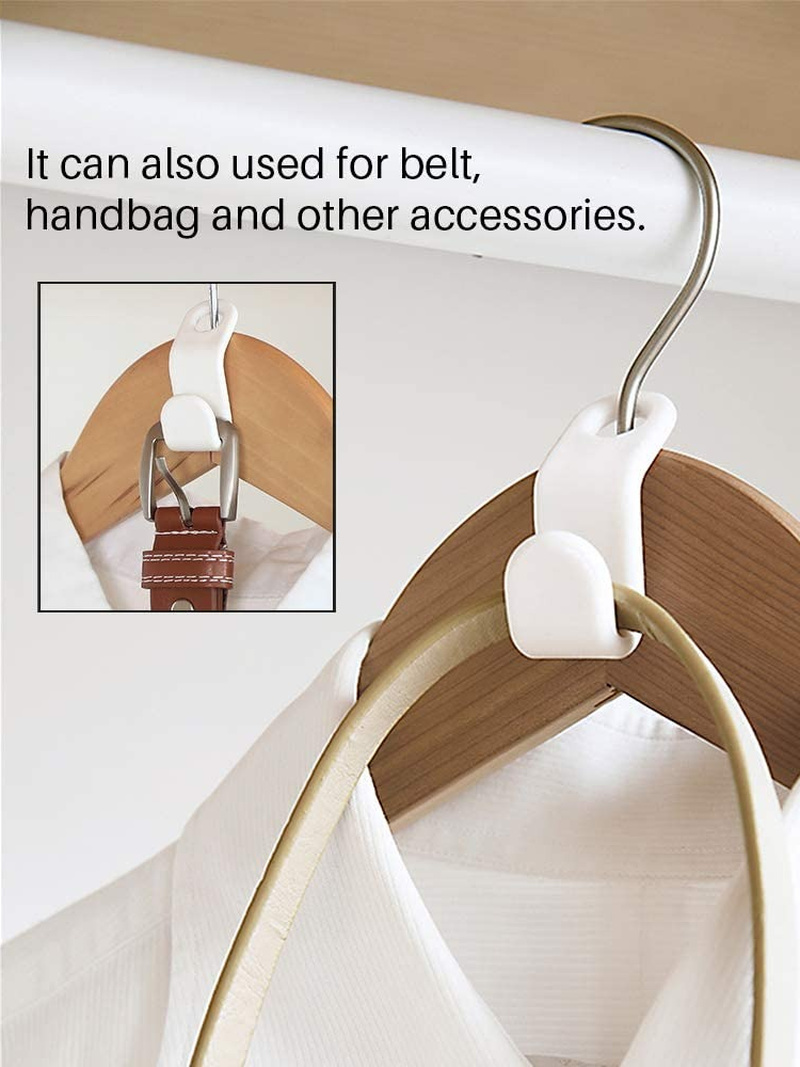 40 PCS Clothes Hanger Connector Hooks Closet Hangers Organizer Space