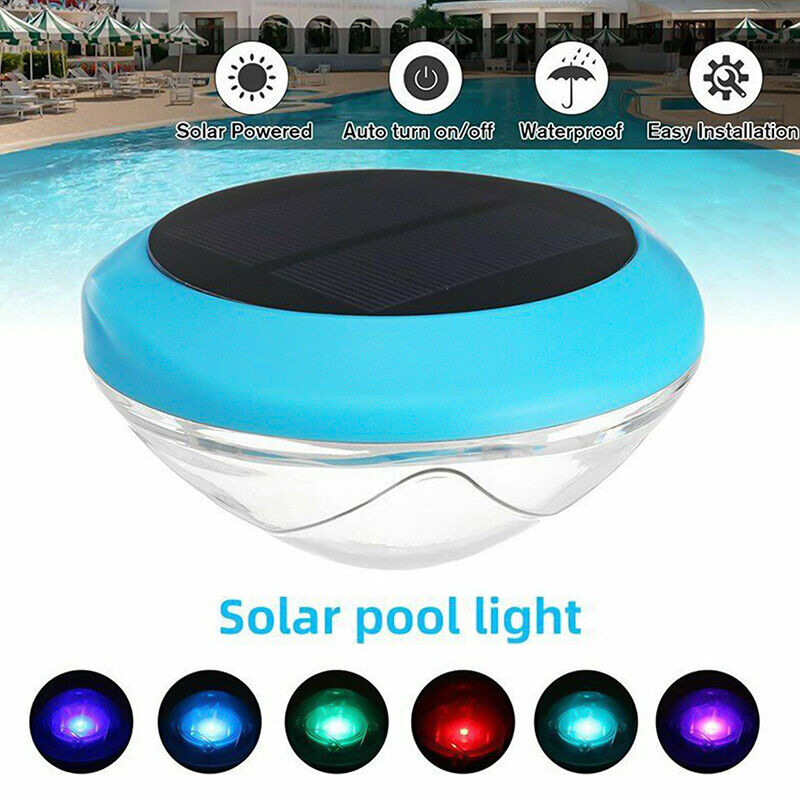 Solar LED RGB Light Outdoor Garden Pond Swimming Pool Floating