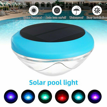 Solar LED RGB Light Outdoor Garden Pond Swimming Pool Floating