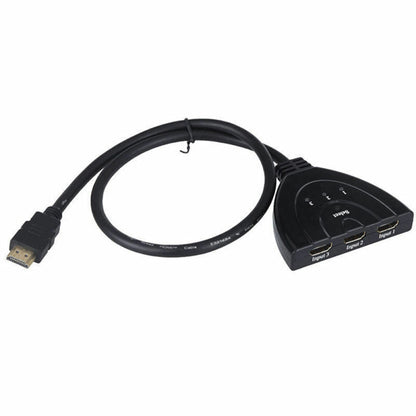 3 Port HDMI Splitter Cable 1080/4K Switch Switcher HUB Adapter for