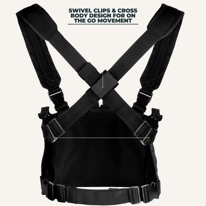 Tactical Chest Rig Vest Kangaroo Magazine Pouch Military Recon Harness