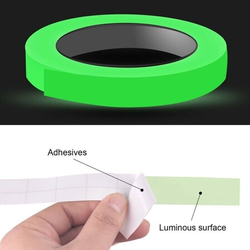 2PC Luminous Tape Self Adhesive Glow In The Dark Wall Sticker
