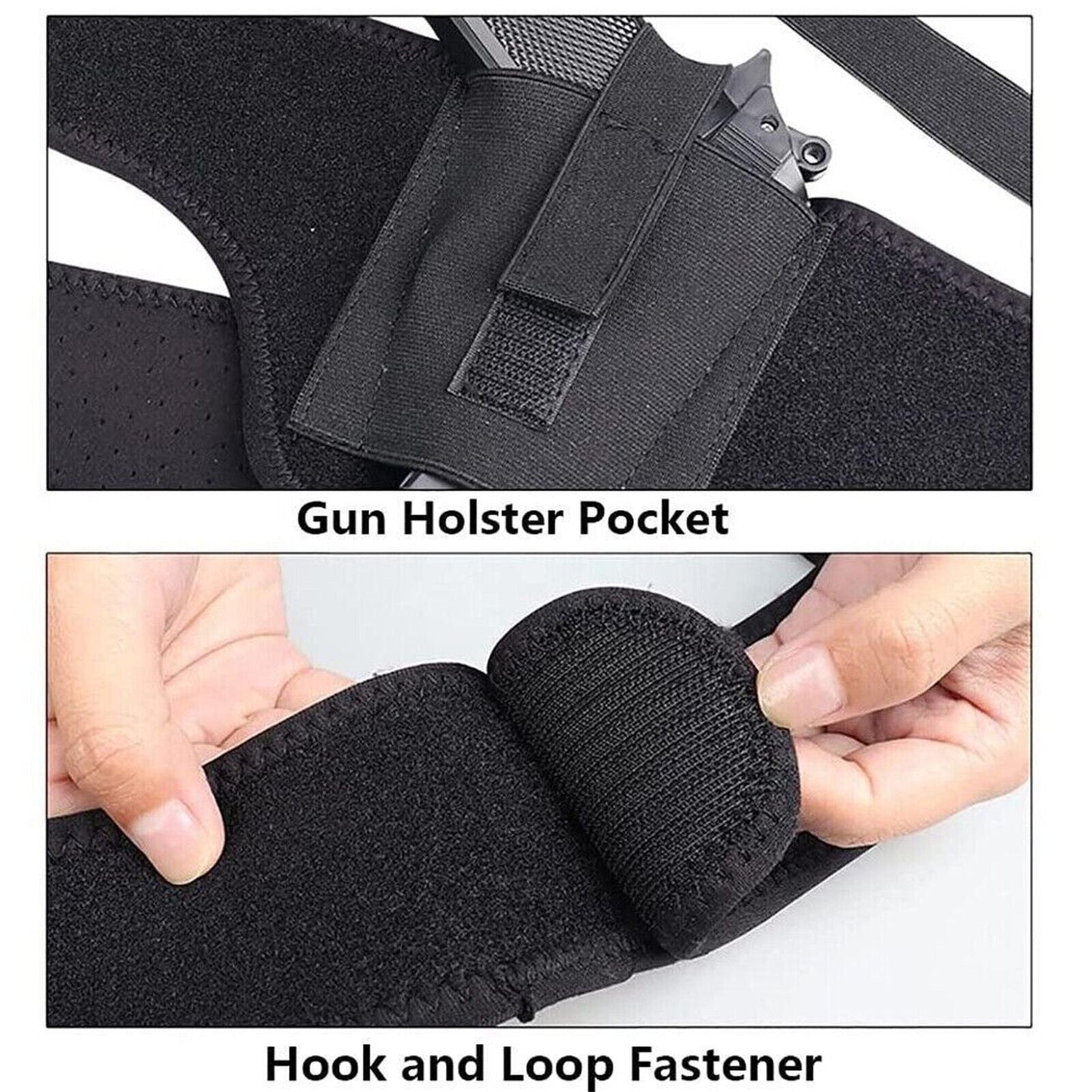 Tactical Concealed Carry Shoulder Waist Pistol Hand Gun Holder Holster