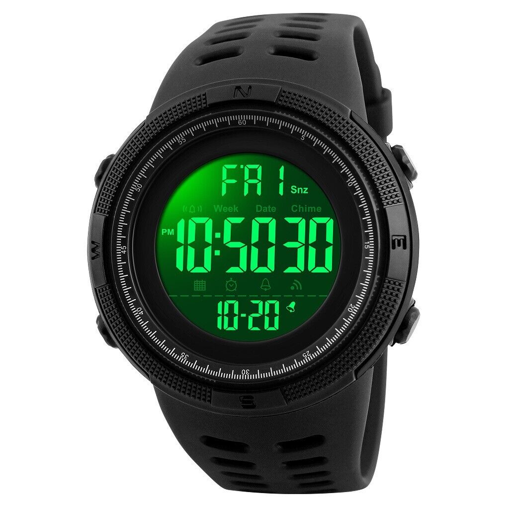SKMEI Men's Digital Army Military Sport Quartz Analog Chrono