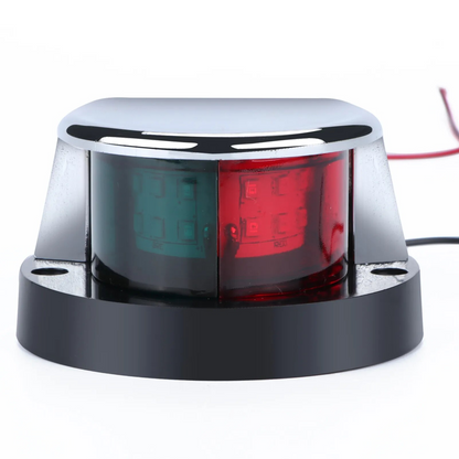 Waterproof Boat Navigation Light LED Bow Marine Front Pontoon Lamp Red