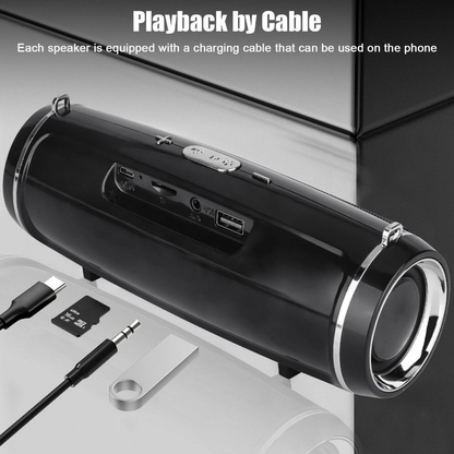 Bluetooth 5.1 Speaker Wireless Waterproof Outdoor Stereo LOUD Bass