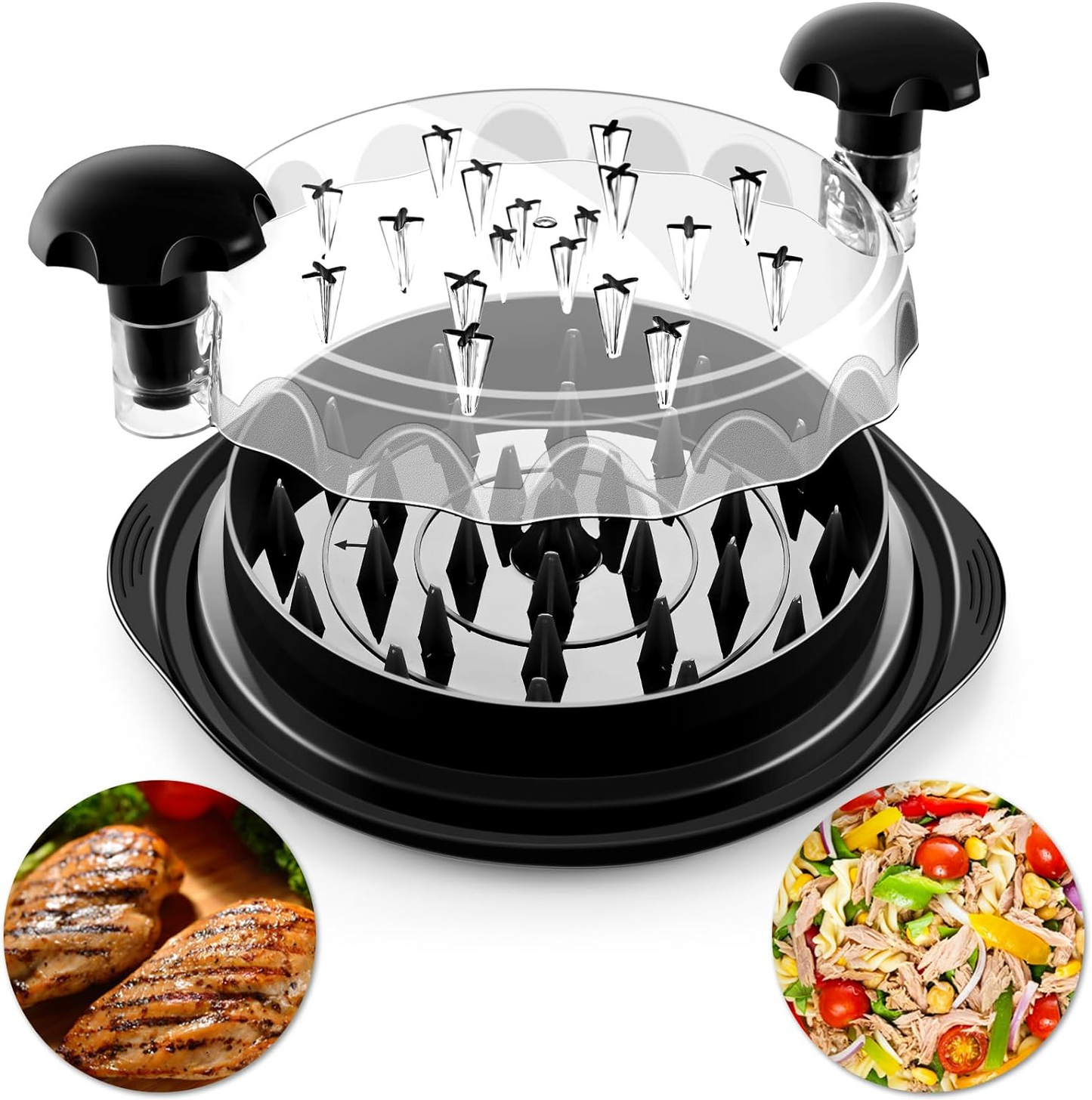 Large Chicken Shredder Tool Twist Meat Shredding Grinder Handles