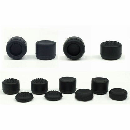8Pcs Black Silicone Thumb Stick Grip Cover Caps For PS4 & Xbox One