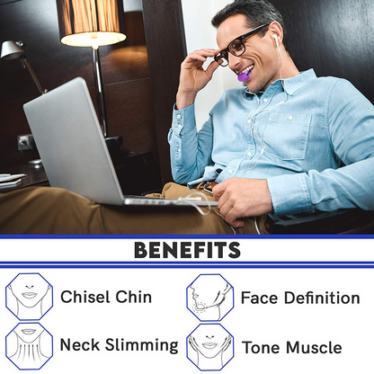 3PCS Jawline Exerciser Mouth Exercise Fitness Ball Neck Face Jaw
