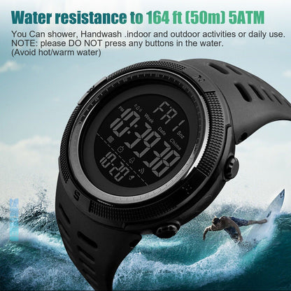 SKMEI Men's Digital Army Military Sport Quartz Analog Chrono