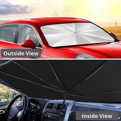 51" Car Windshield Sun Shade Foldable Umbrella Front Window Cover