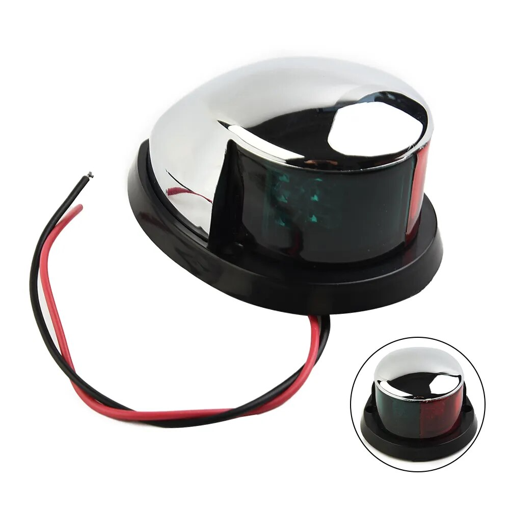 Waterproof Boat Navigation Light LED Bow Marine Front Pontoon Lamp Red