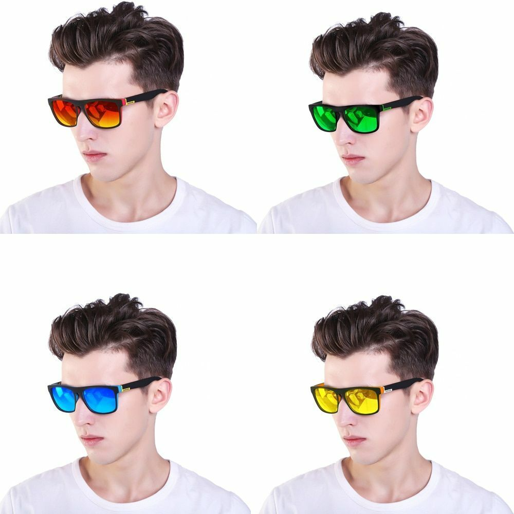 Square Polarized Sunglasses For Men Women Outdoor Sports Driving
