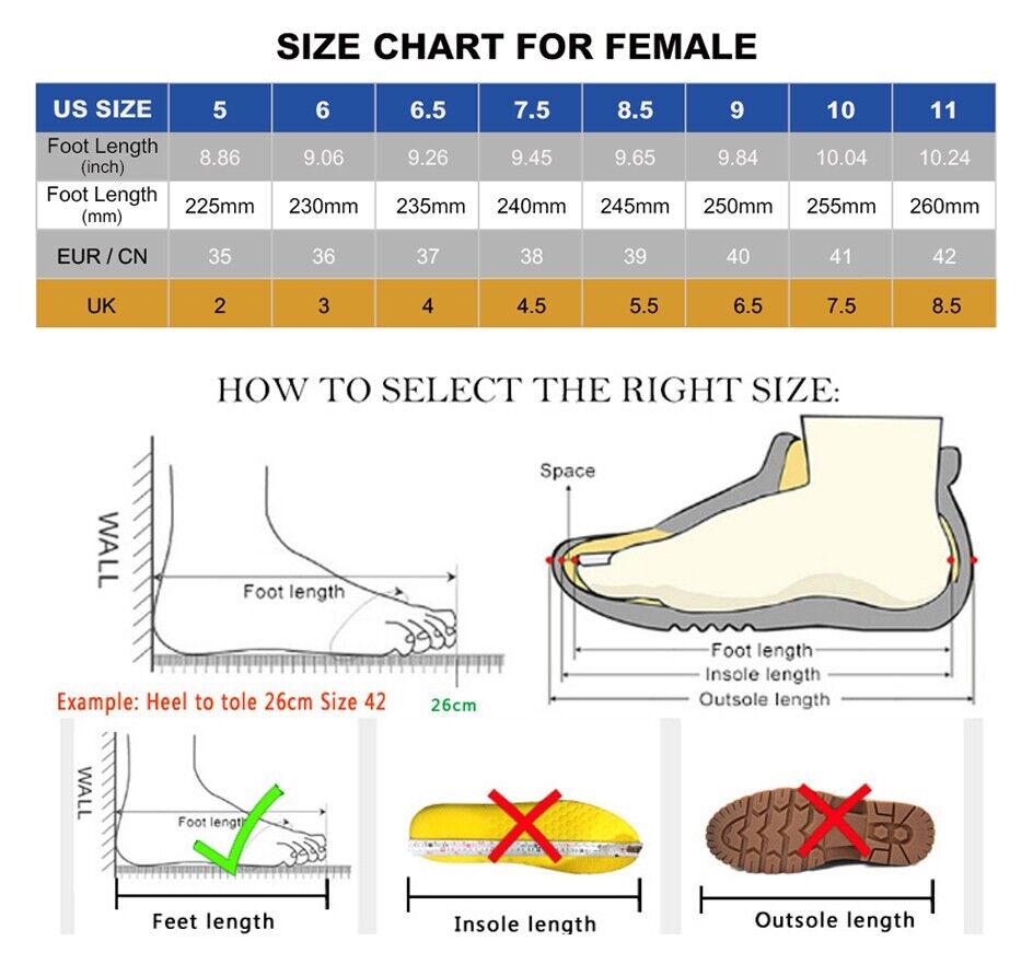 Womens Running Trainers Ladies Sneakers Slip On Walking Gym Comfy