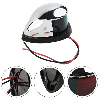 Waterproof Boat Navigation Light LED Bow Marine Front Pontoon Lamp Red