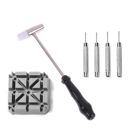 Watch Repair Band Link Remover Tool Kit - Hammer Punch Pins Watch
