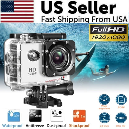 4K Action Sport Waterproof Camera 20 MP Recorder HD 1080P Camcorder