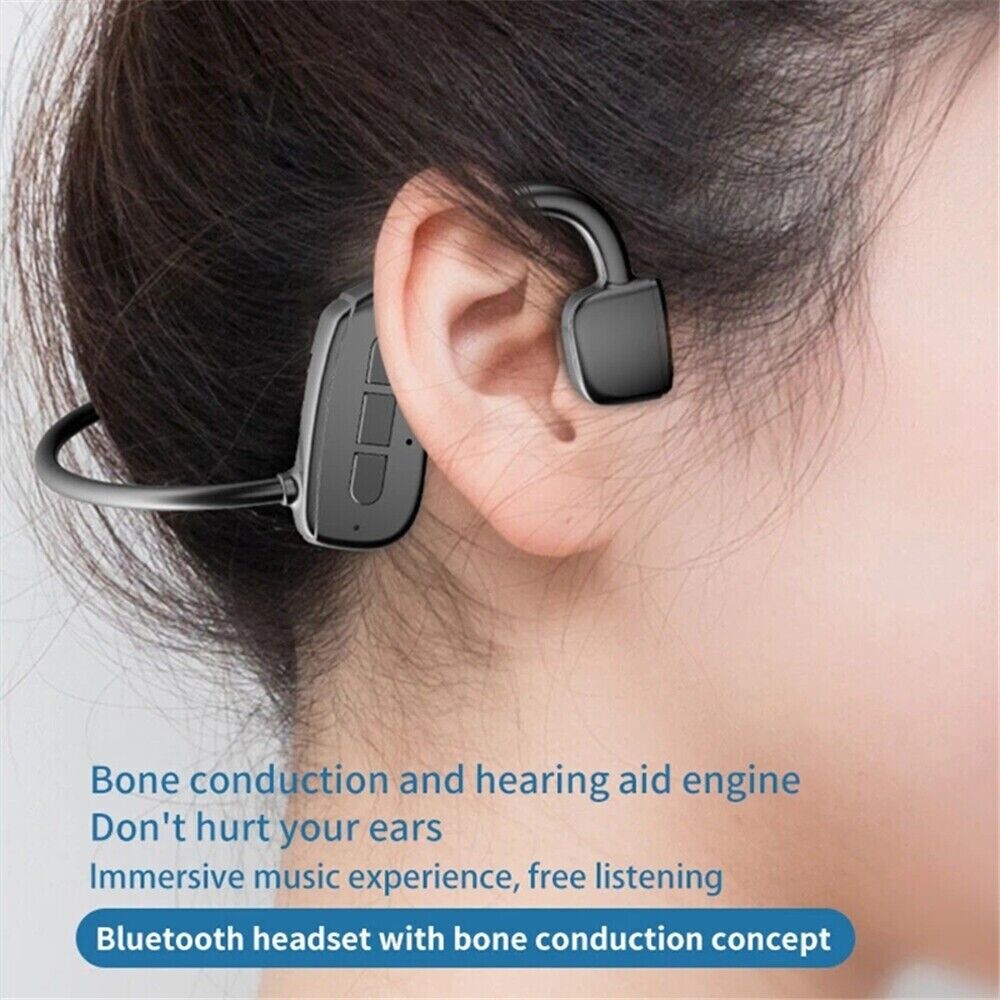 Bone Conduction Headphones Bluetooth 5.1 Wireless Headset Earbuds