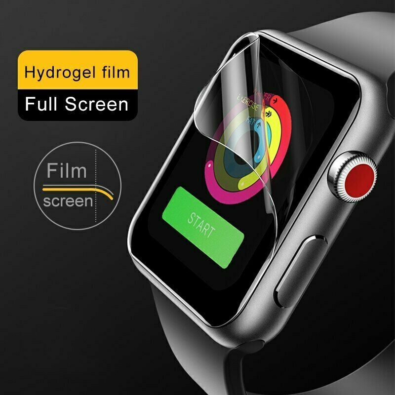 3PC TPU Hydrogel Screen Protector For Apple iWatch Watch 2/3/4/5/6