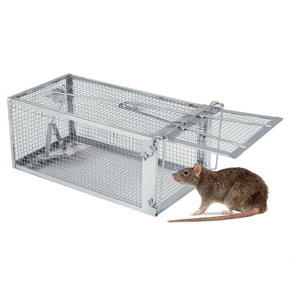 USA Mouse Trap Rat Trap Rodent Trap Live Catch Cage, Easy to Set Up