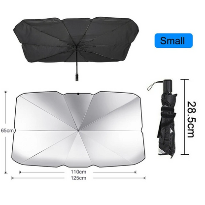 51" Car Windshield Sun Shade Foldable Umbrella Front Window Cover