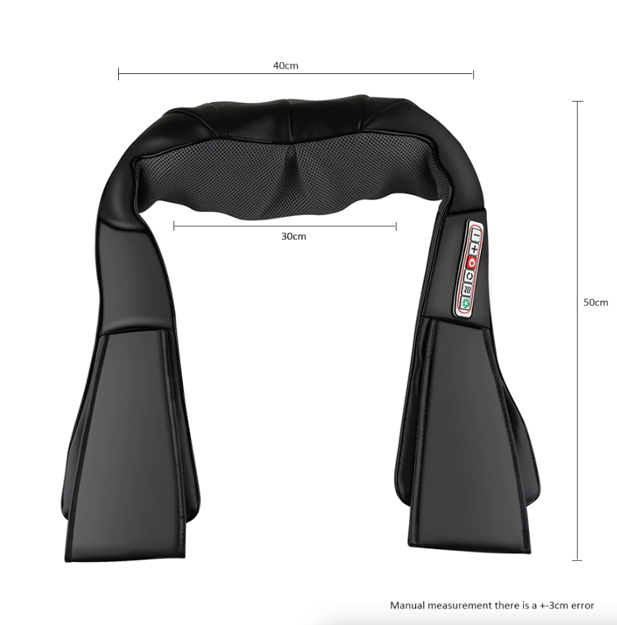 Shiatsu Back Neck and Shoulder Massager with Heat Deep Tissue 3D