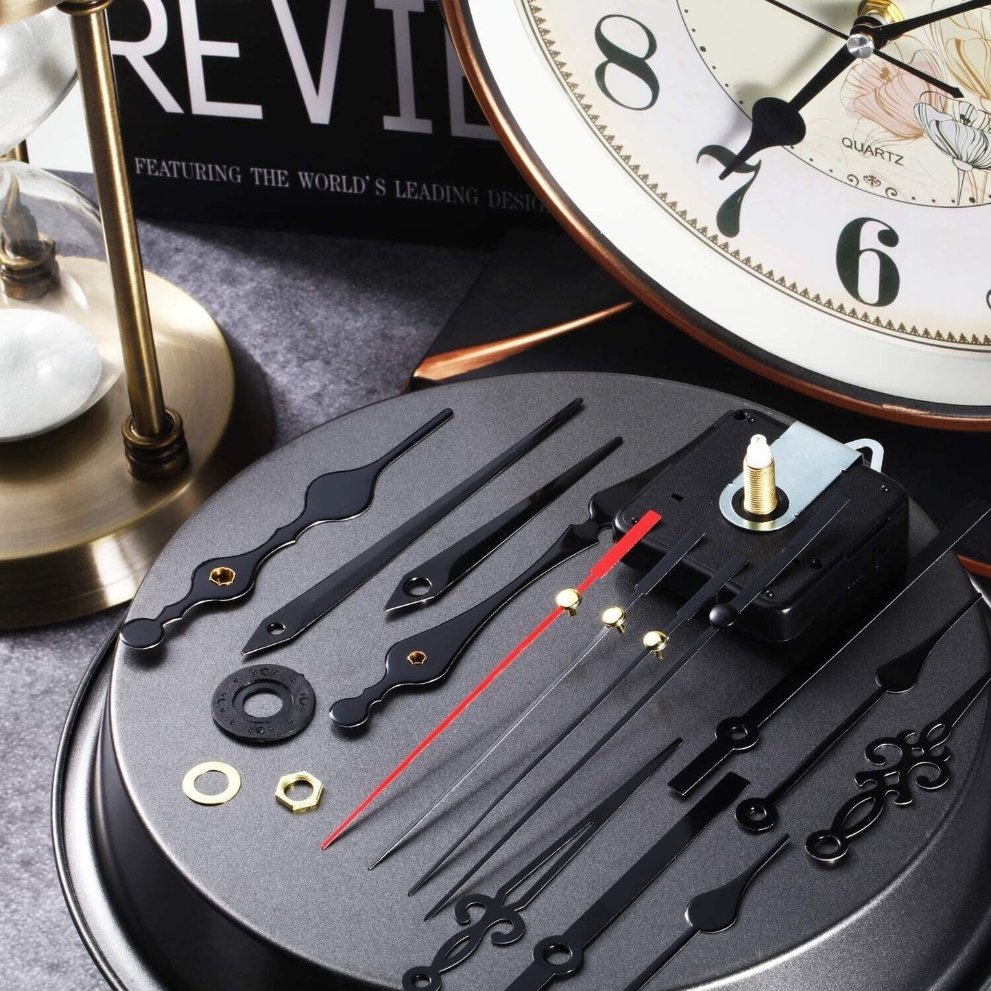 DIY Clock Movement Quartz Mechanism Wall Replacement Repair Tool Parts