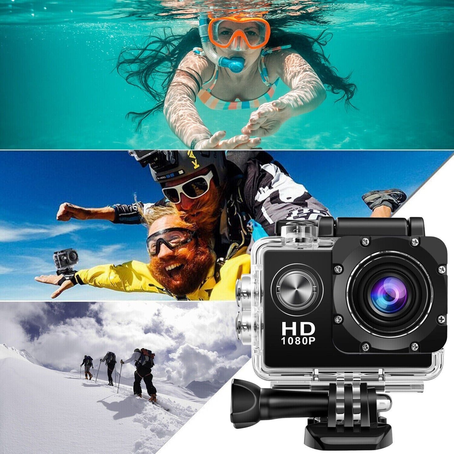 4K Action Sport Waterproof Camera 20 MP Recorder HD 1080P Camcorder