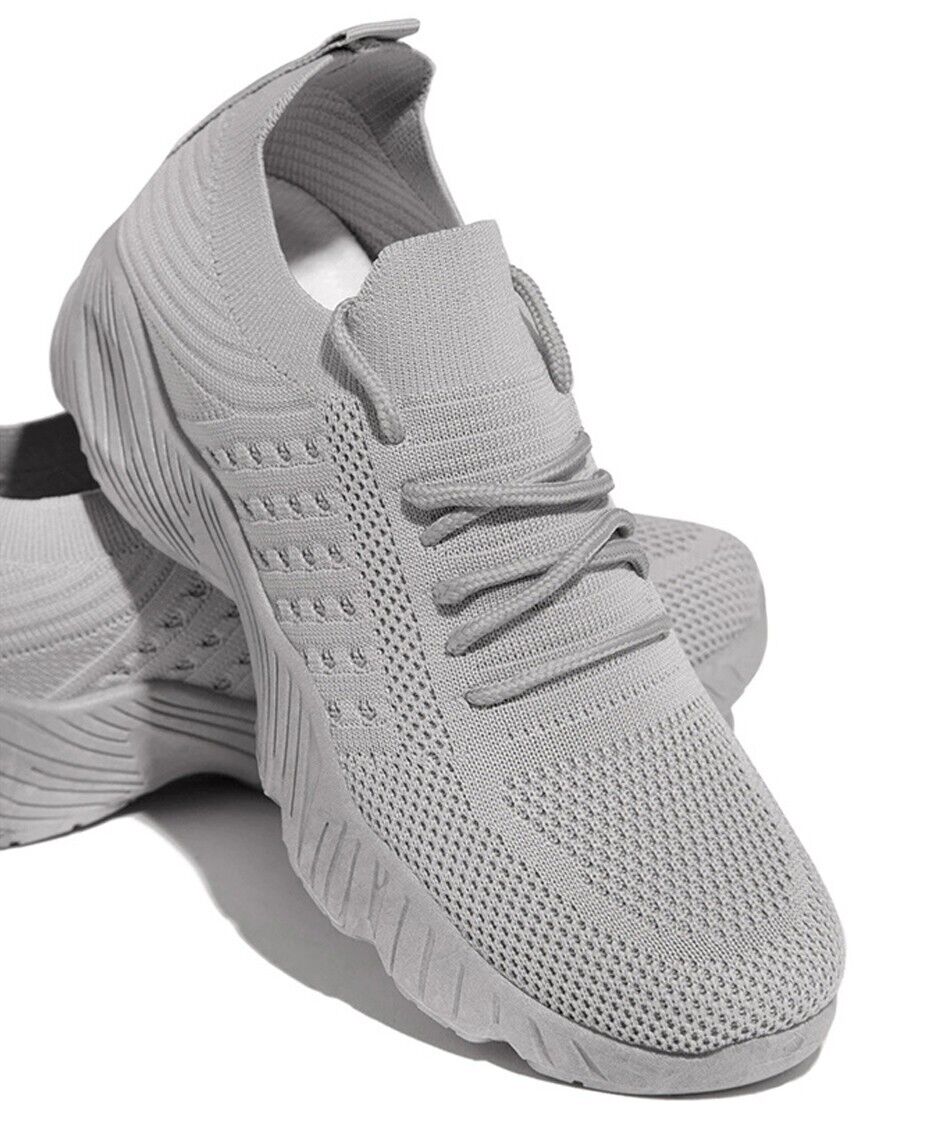 Womens Running Trainers Ladies Sneakers Slip On Walking Gym Comfy