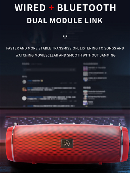 Bluetooth 5.1 Speaker Wireless Waterproof Outdoor Stereo LOUD Bass