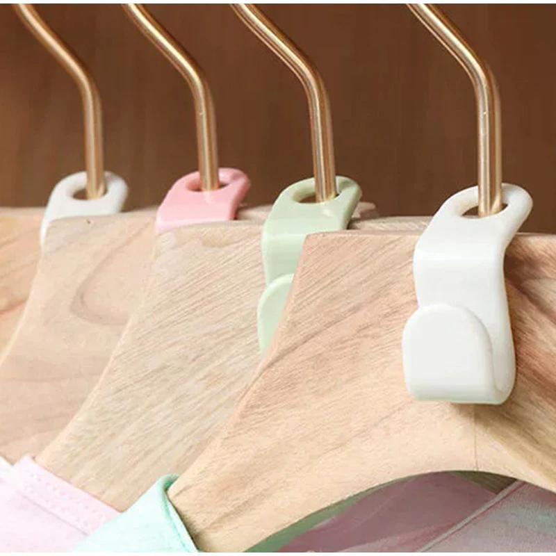 40 PCS Clothes Hanger Connector Hooks Closet Hangers Organizer Space