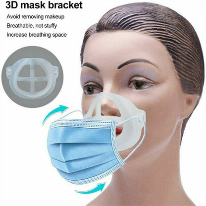 3D Face Mask Bracket Mouth Separate Inner Stand Holder Breathing Space